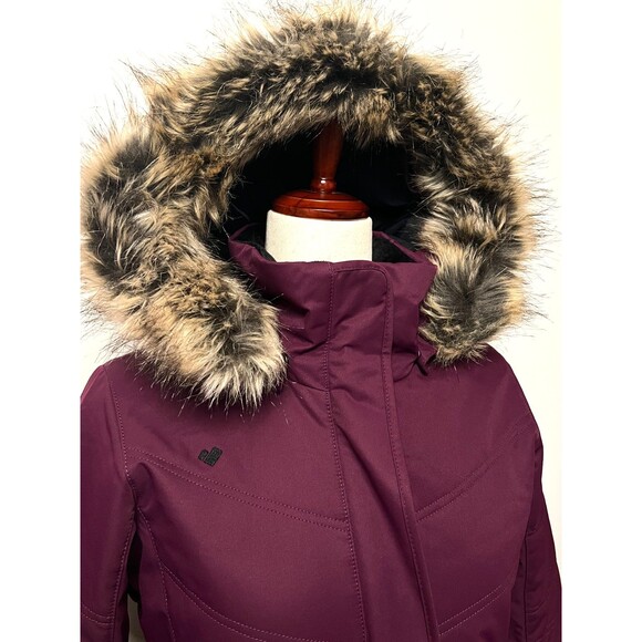 NWT $259 Obermeyer Tuscany II Women's 4 Ski Jacket Coat Faux Fur Purple Winter - Picture 5 of 16